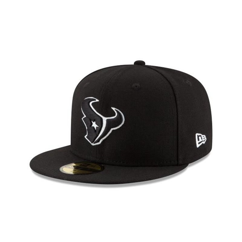 NFL Houston Texans 59Fifty Fitted (FPT6739) - Black New Era Caps